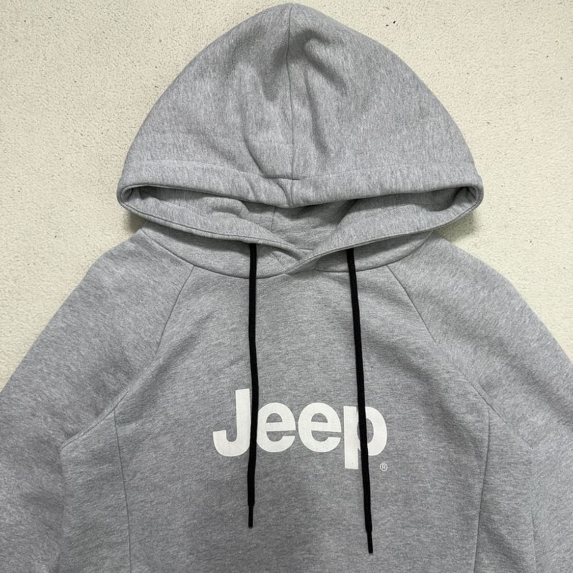 지프 클래식 핏 빅로그 후드 티셔츠 그레이 S 상품이미지5