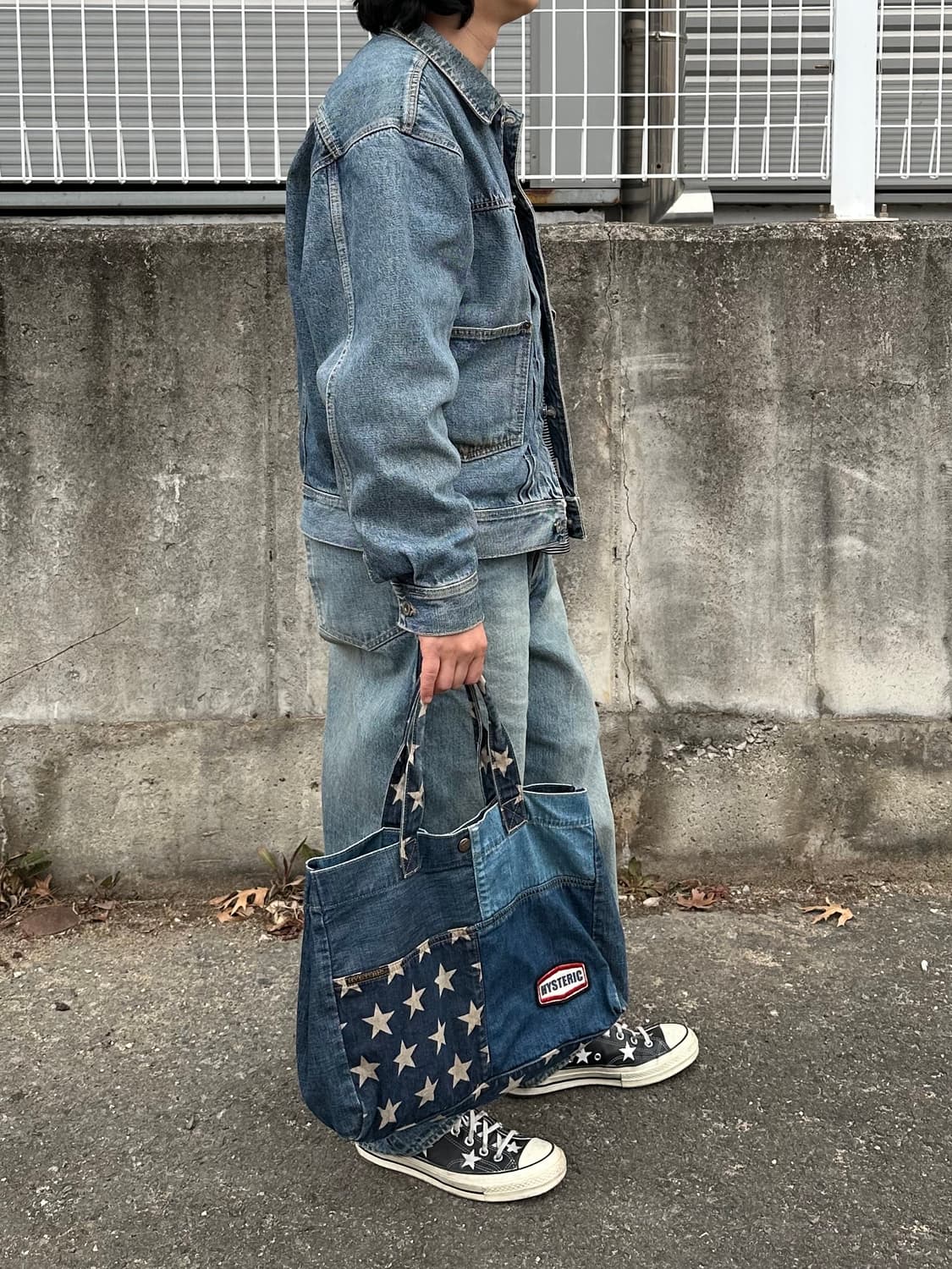 히스테릭글래머 빈티지 패치워크 데님 토트백 숄더백 가방 상품이미지6