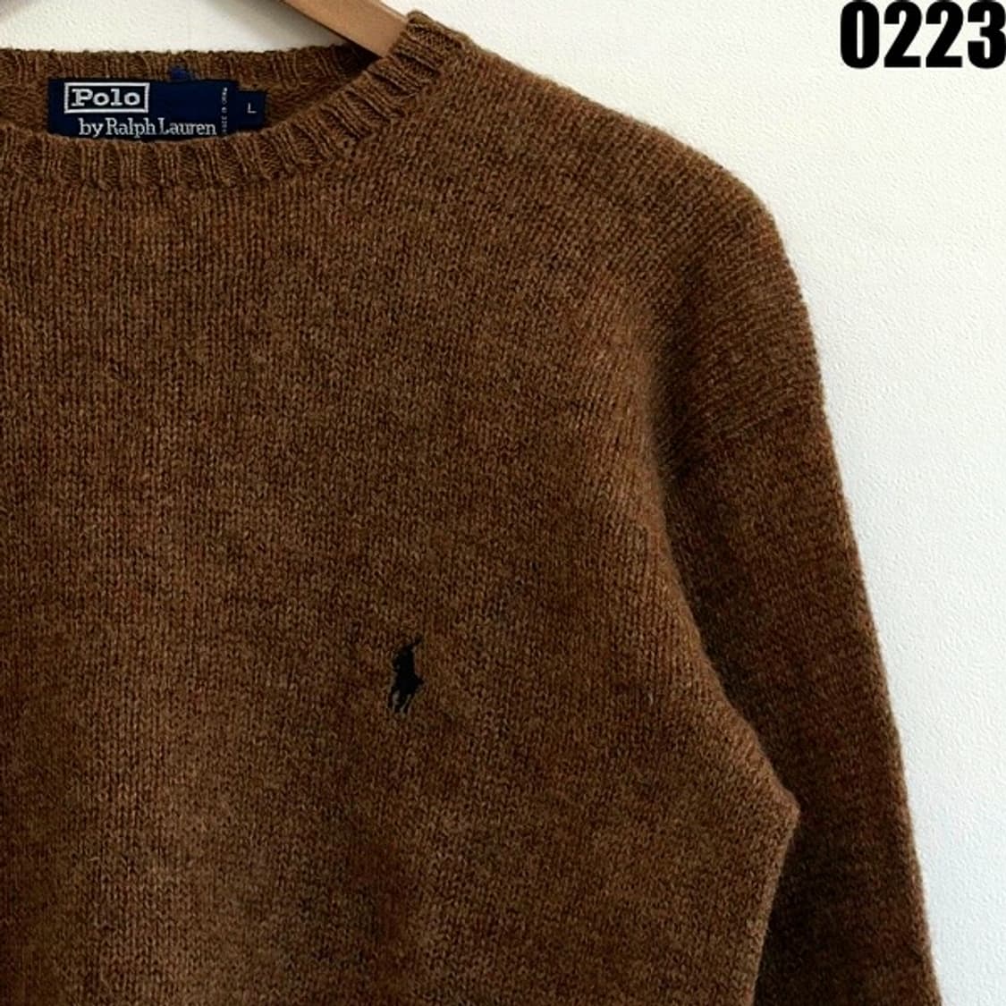 폴로 랄프로렌 울 니트 스웨터 L 0223  상품이미지3