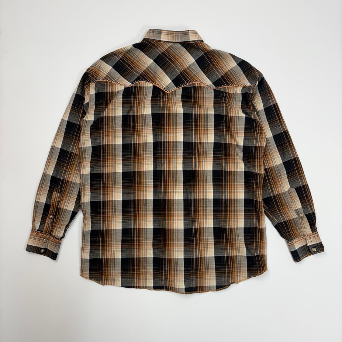 [XXL] 카우보이 웨스턴 셔츠 (브라운) 상품이미지4