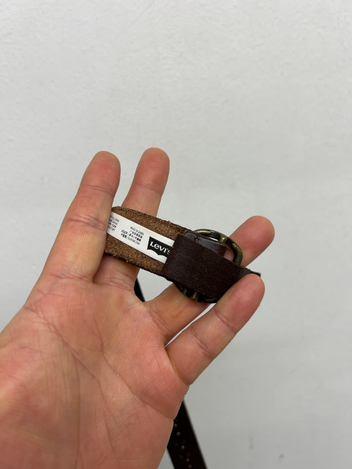 리바이스 슬림 레더 벨트 상품이미지4