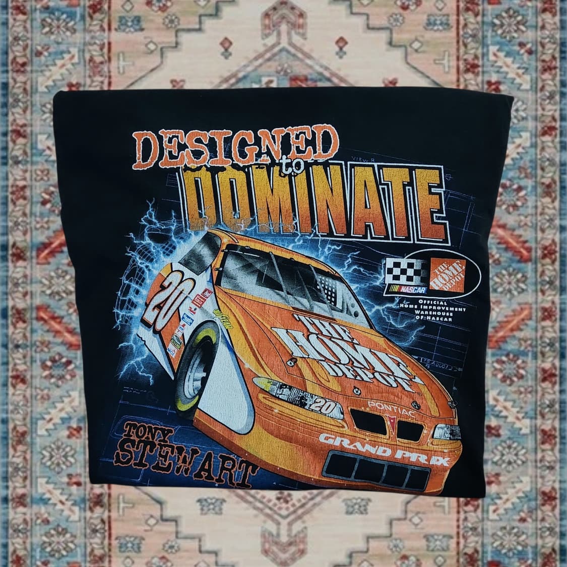 90s 빈티지 NASCAR 토니스튜어트 레이싱 티셔츠 M 상품이미지3