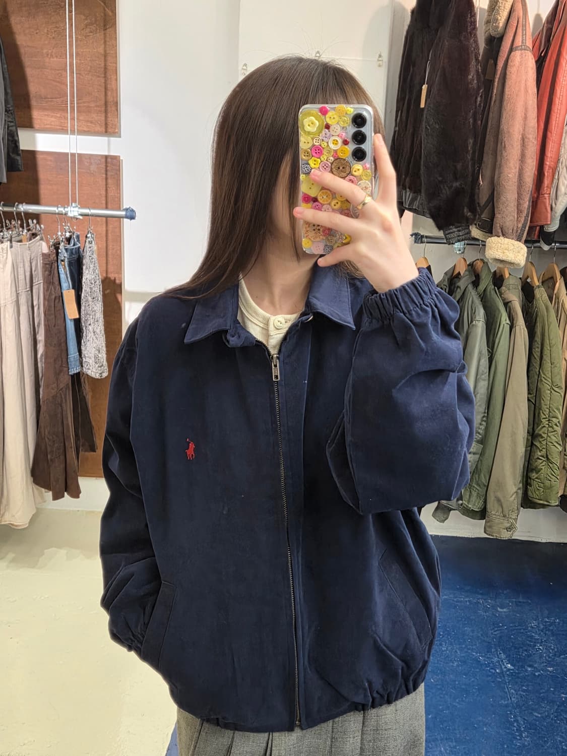 1990s PRL 폴로 랄프로렌 스윙탑 자켓 상품이미지3