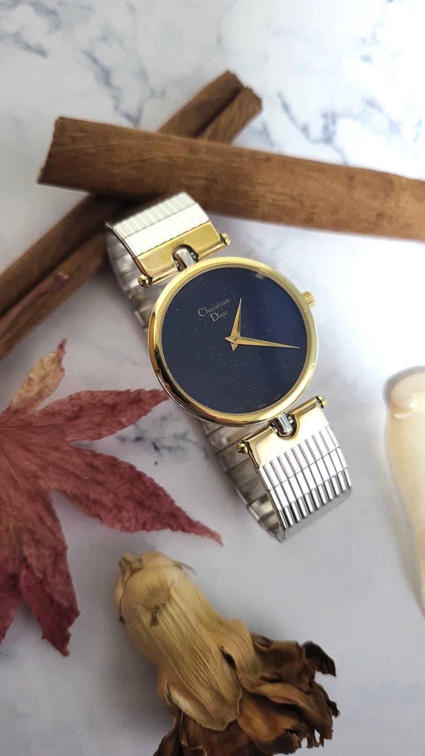 정품 크리스찬디올 3026 나이트 블루 남여공용 시계 상품이미지3
