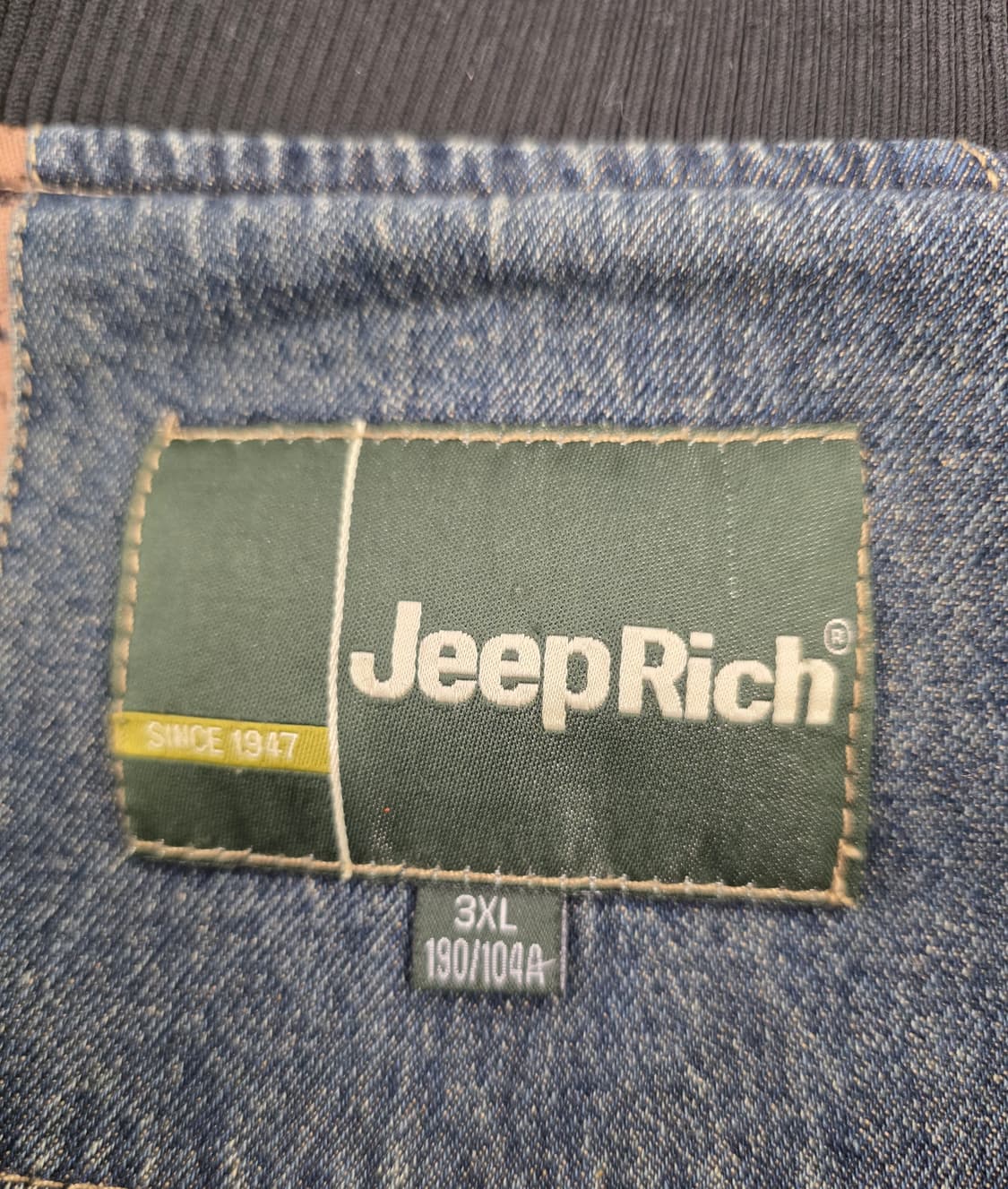 jeep 지프 남자 청 항공자켓.
싸이즈 105 상품이미지6