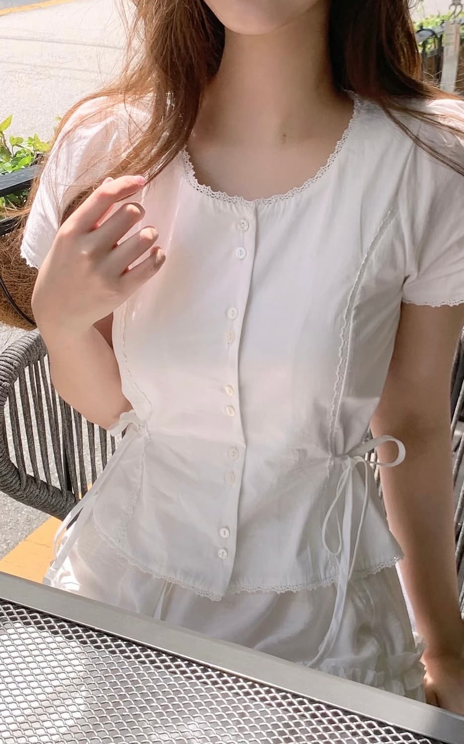 제니오 레아 블라우스 M 상품이미지3