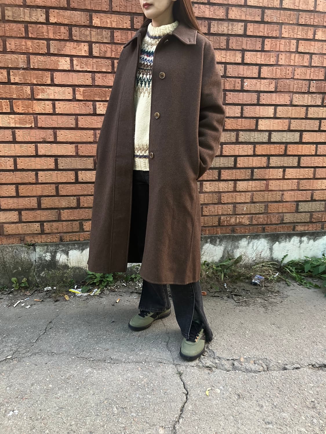 [77] 빈티지 캐시미어 맥코트 상품이미지1