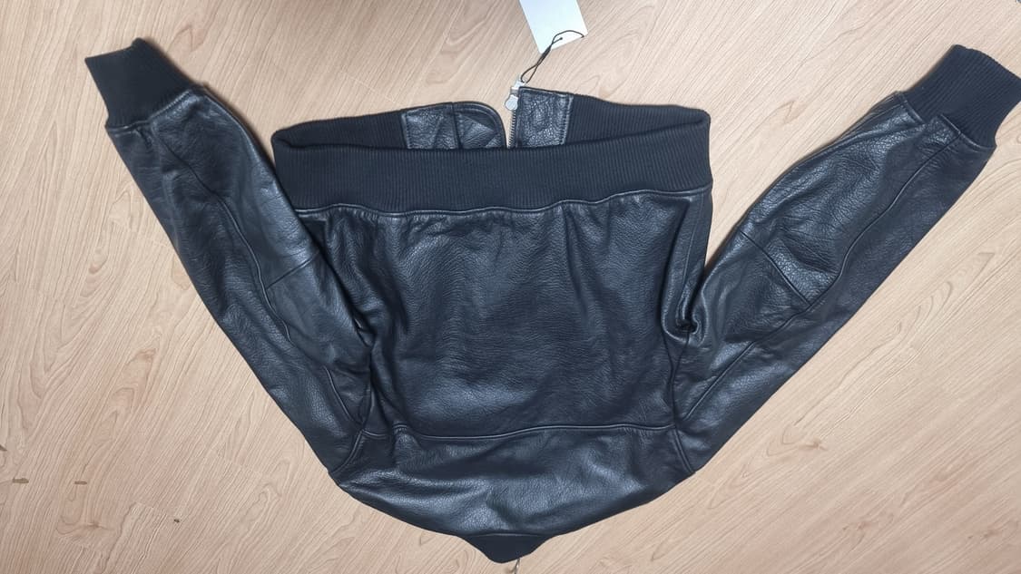 자라 블랙 레더 봄버 자켓 L 새상품 상품이미지3