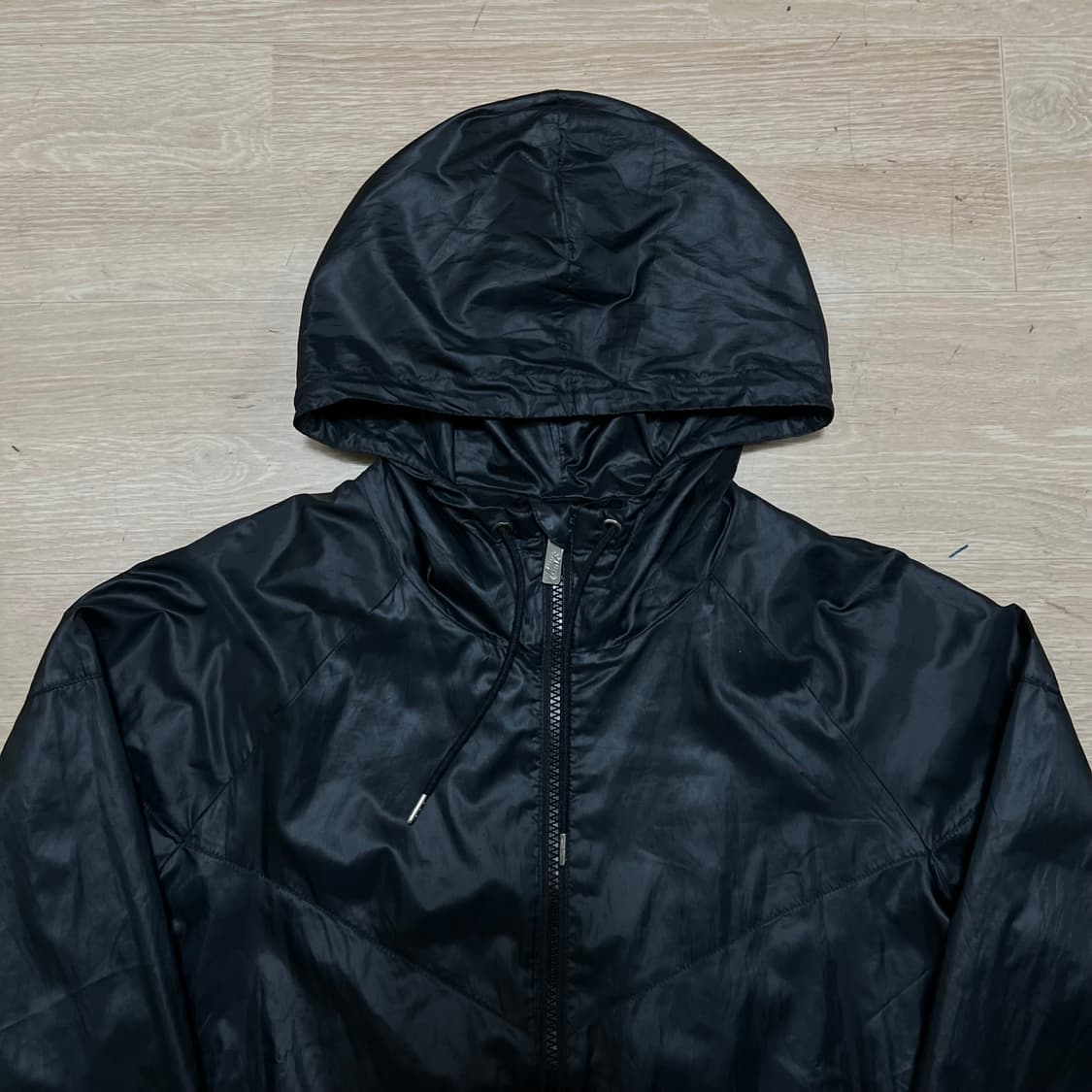 나이키 베이직 반유광 바람막이 후드자켓 [블랙] S/90 상품이미지2