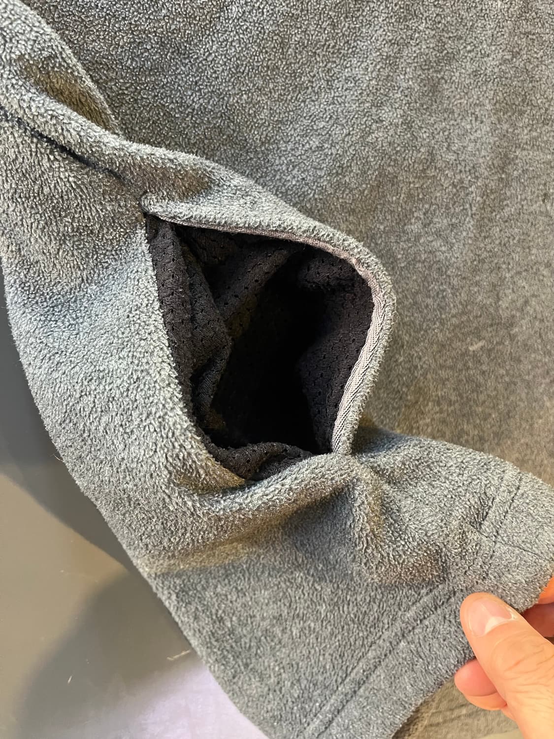 토미 힐피거 플리스 하프집 그레이 (90’s / 대만제) 상품이미지6