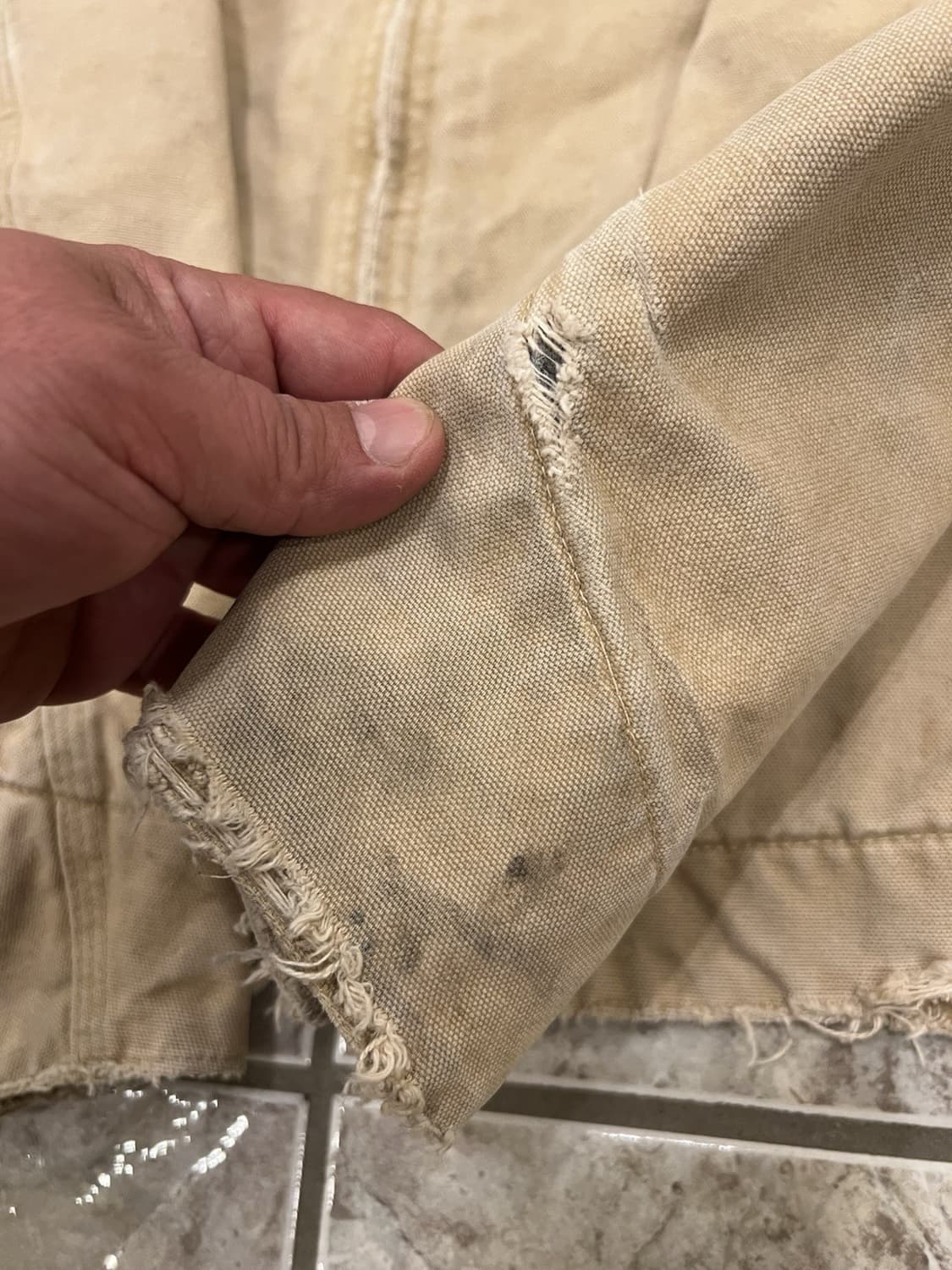 90s 칼하트 J97 디트로이트 자켓 브라운 상품이미지9