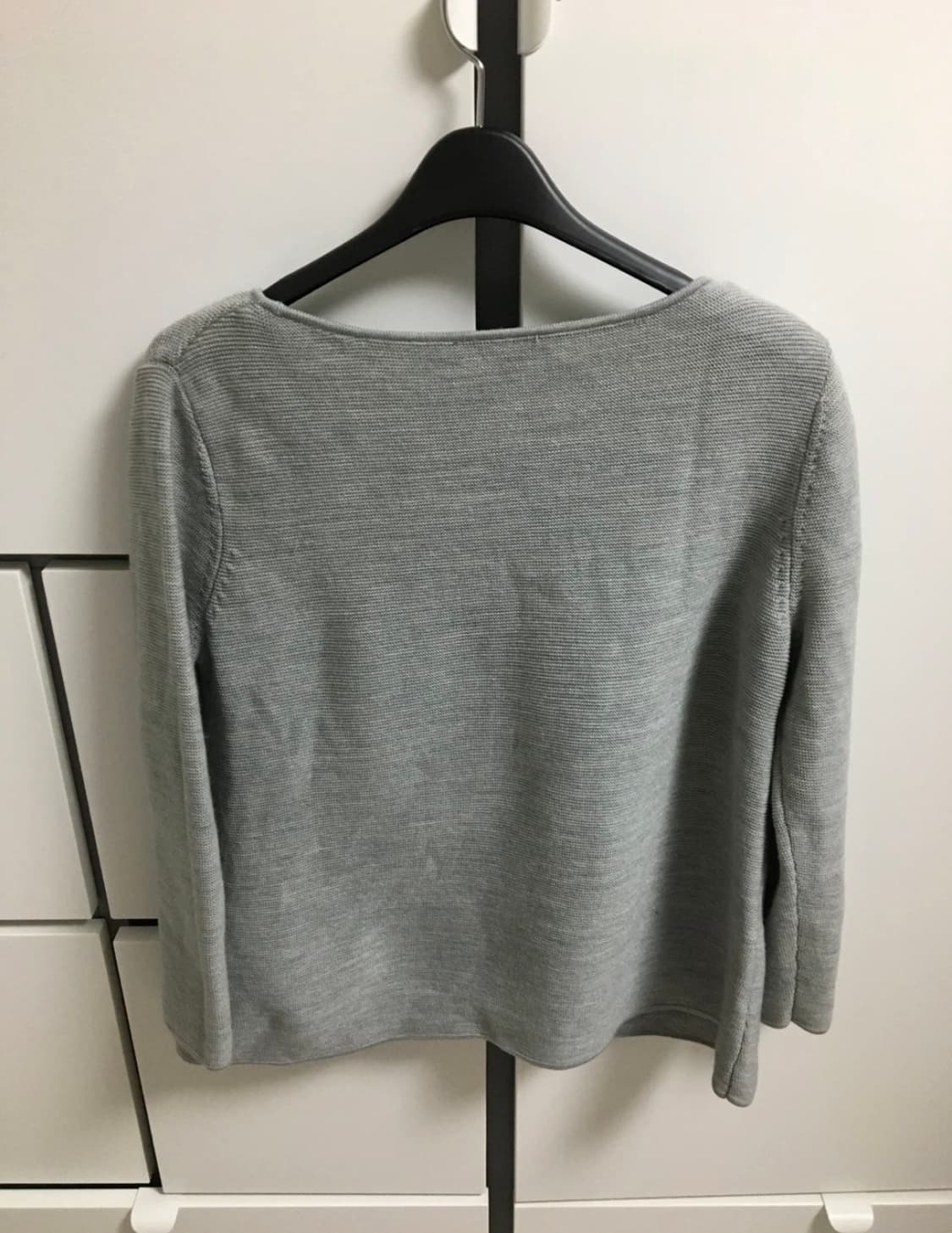 울 100% COS 코스 회색 7부 니트 상품이미지3