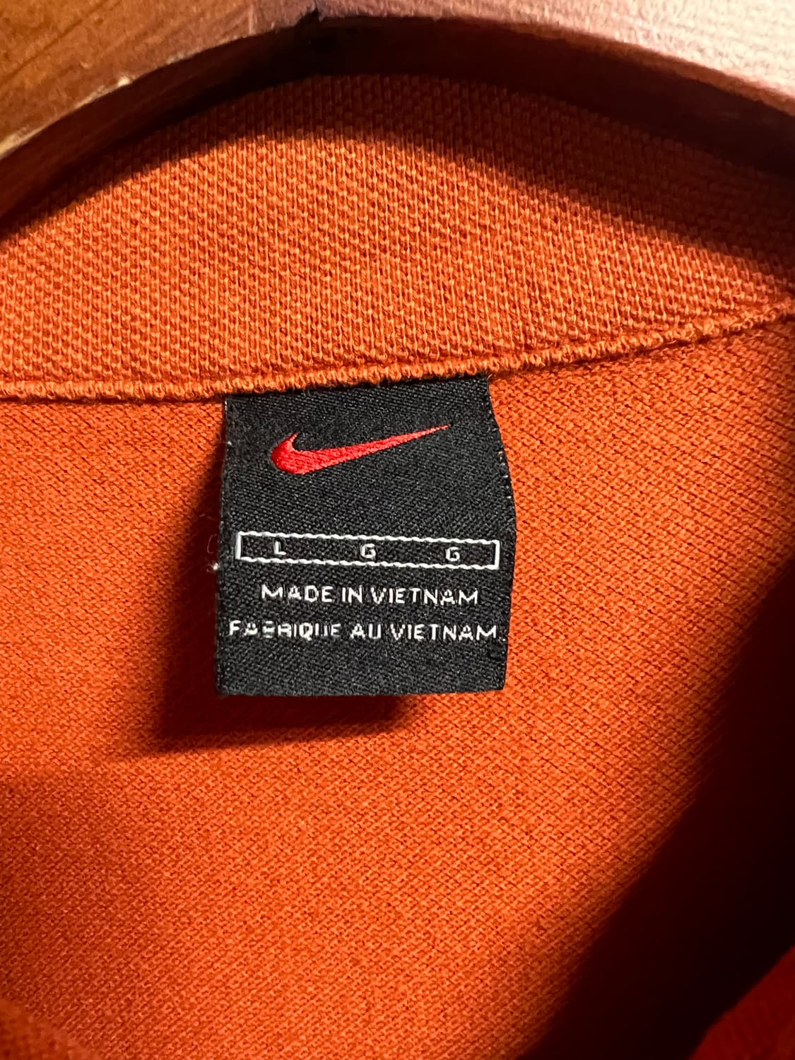 00s 나이키 오렌지 반팔 카라티 상품이미지4