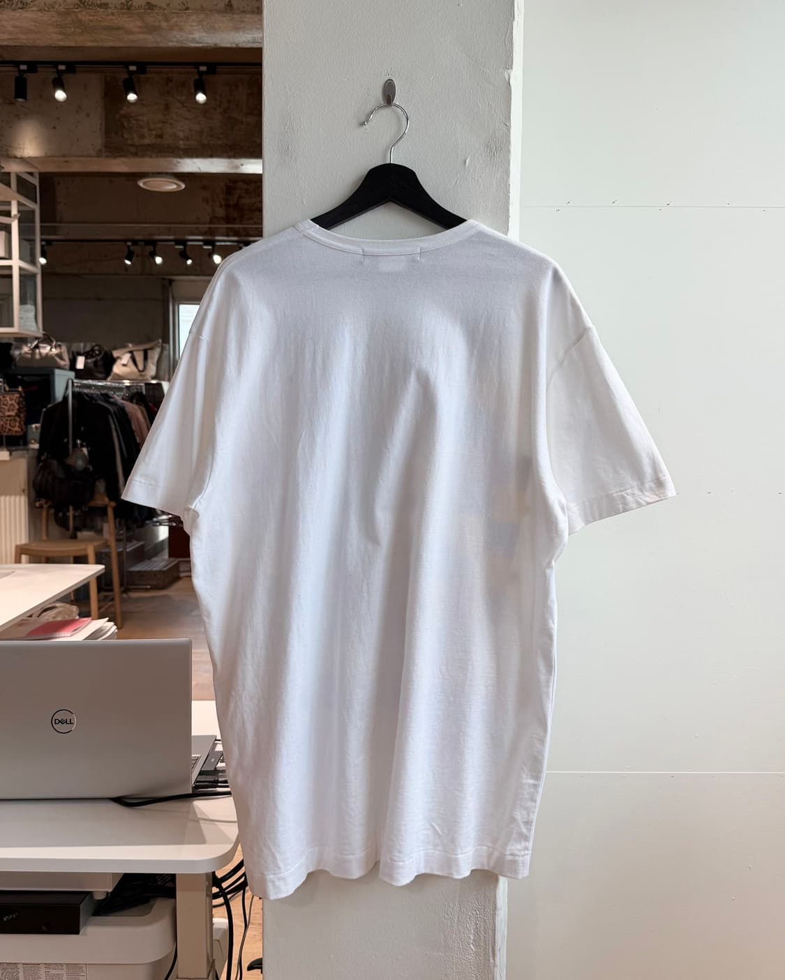 꼼데가르송 옴므 듀스 화이트 퍼즐 하프티  상품이미지7