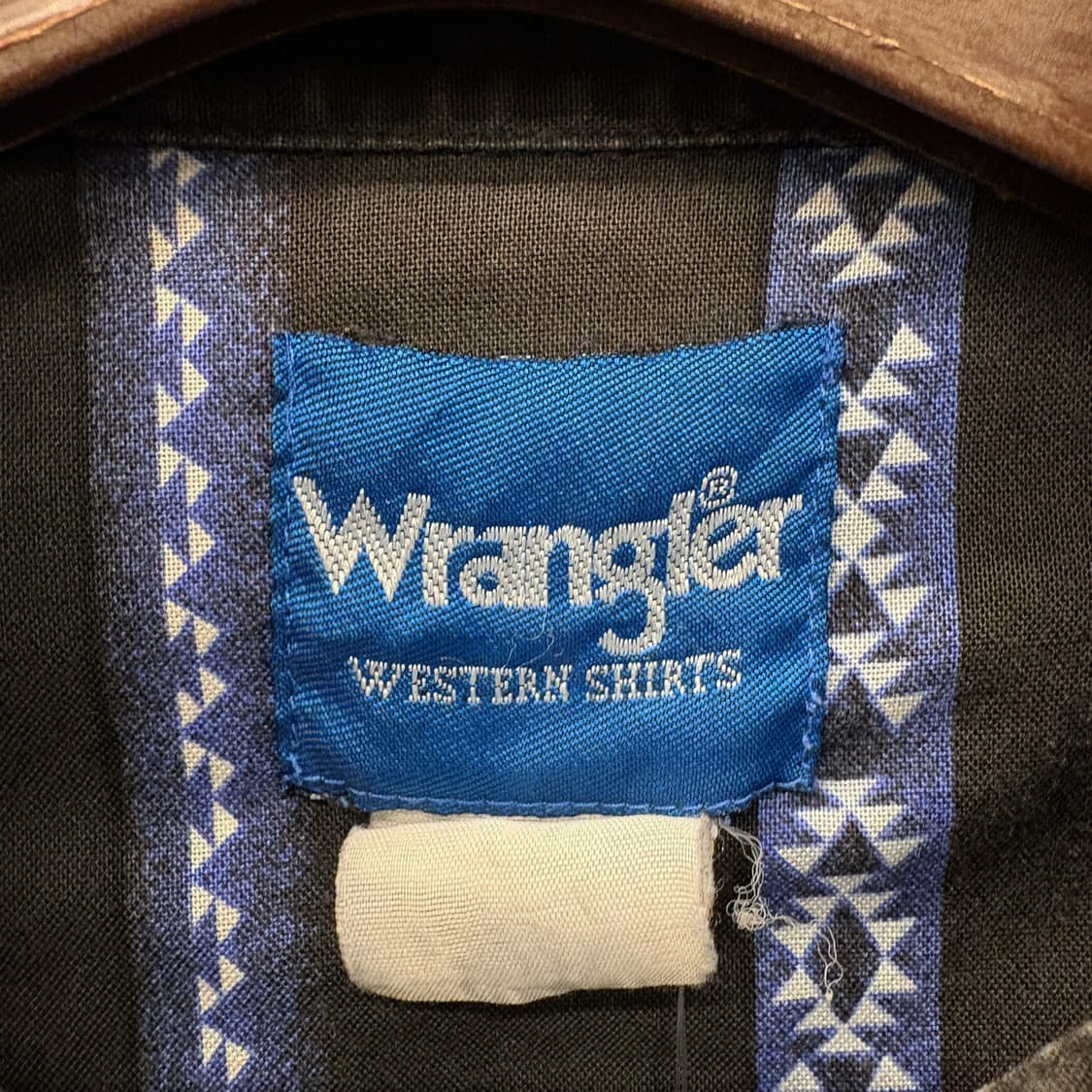 90s 랭글러 스트라이프 나바호 블랙펄스냅 웨스턴셔츠 N599 상품이미지6