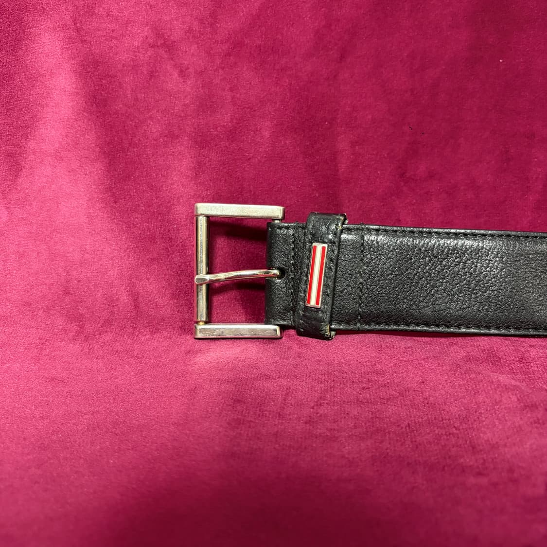 발리 블랙 레더 벨트 상품이미지3