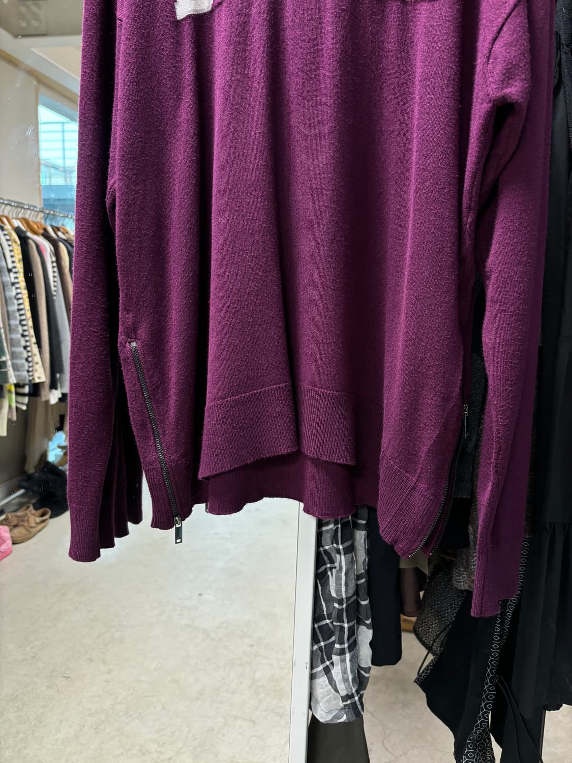 Dkny 마룬 니트 상품이미지4