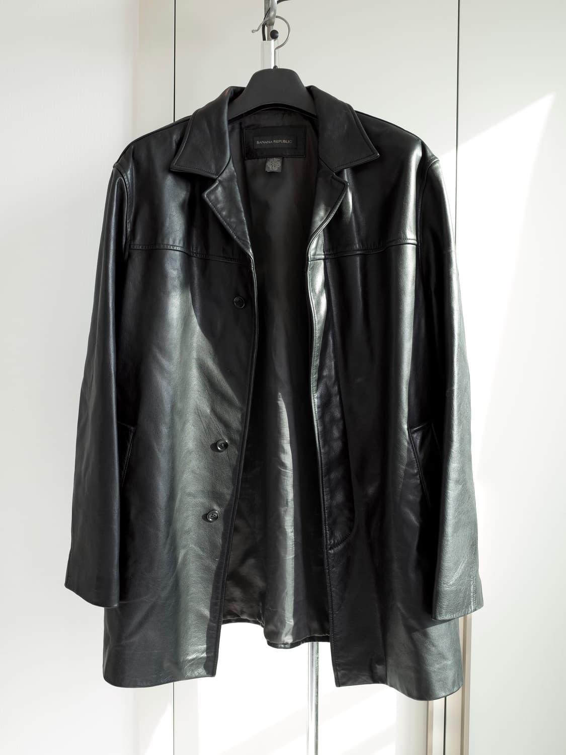 Banana Republic 리얼 레더 카코트 올드갭 상품이미지1