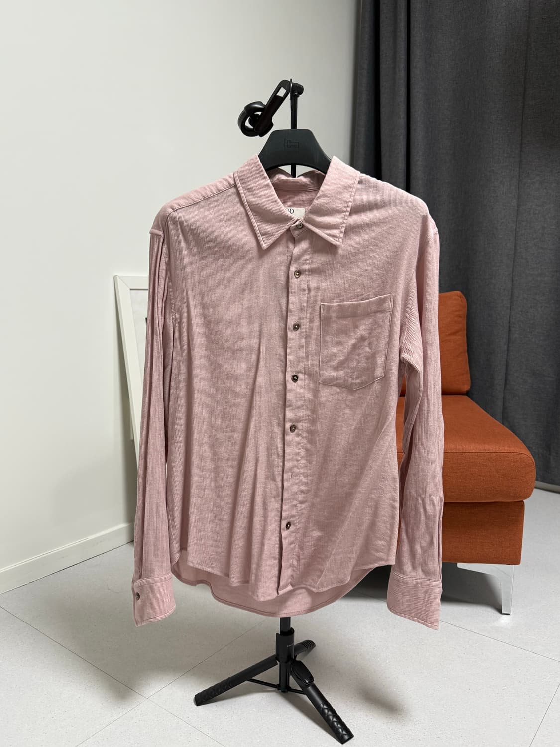LMOOD Howl Shirt하울 셔츠 44사이즈 Dry Rose 상품이미지2