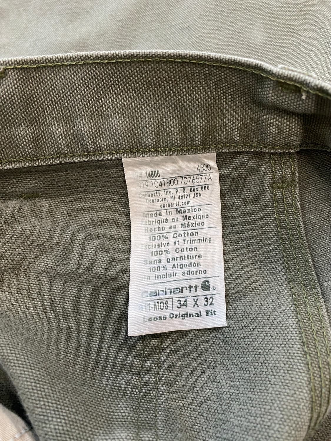 칼하트 더티 카펜더 팬츠 [B11] 상품이미지10