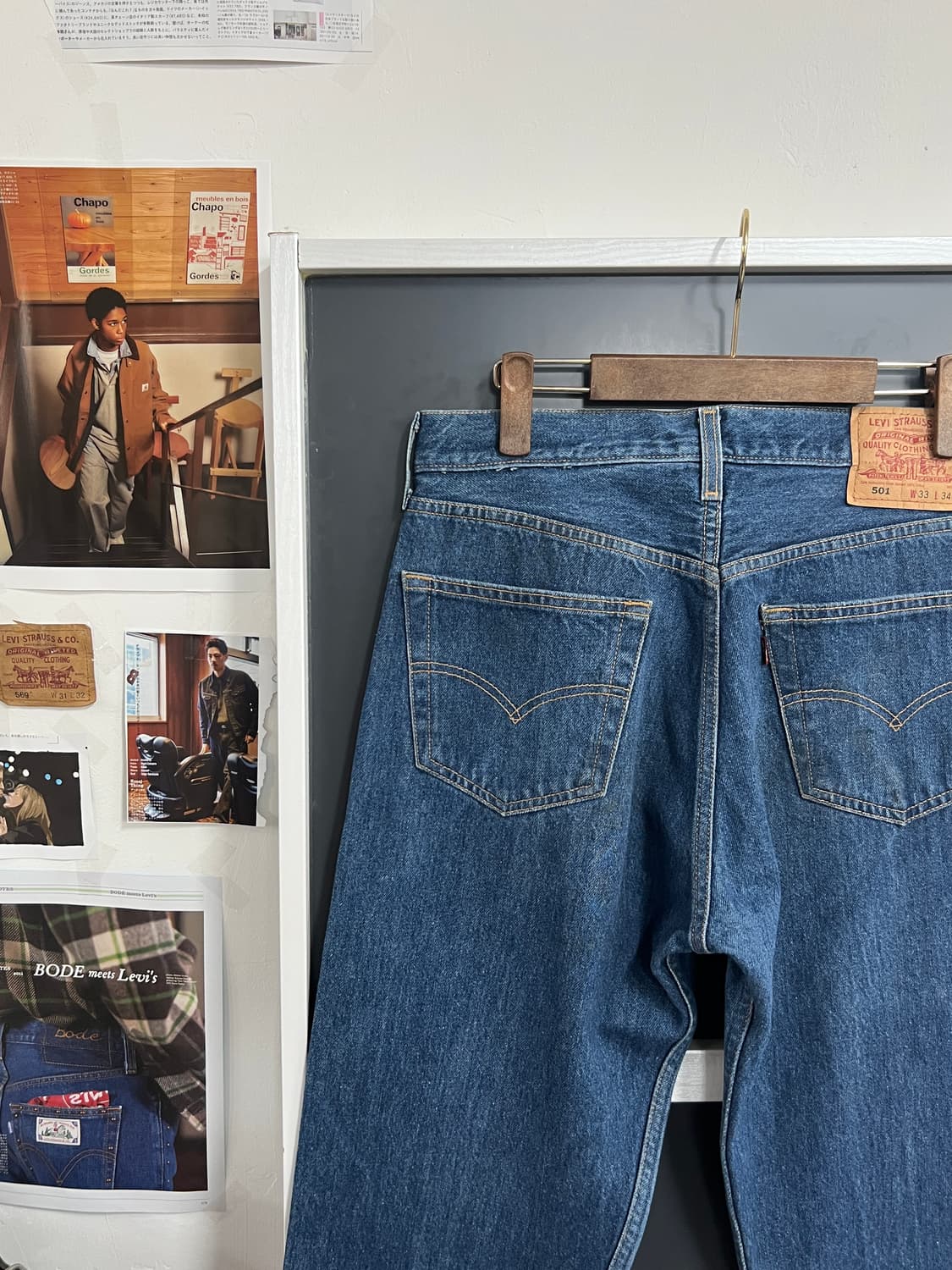 00s Levis 리바이스 501 버튼플라이 스트레이트 데님 팬츠 상품이미지2