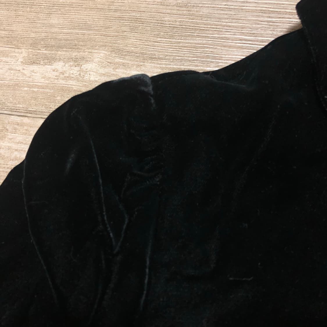 레니본 빈티지 블랙 벨벳 셋업 고스펑크 오네갸루 상품이미지3