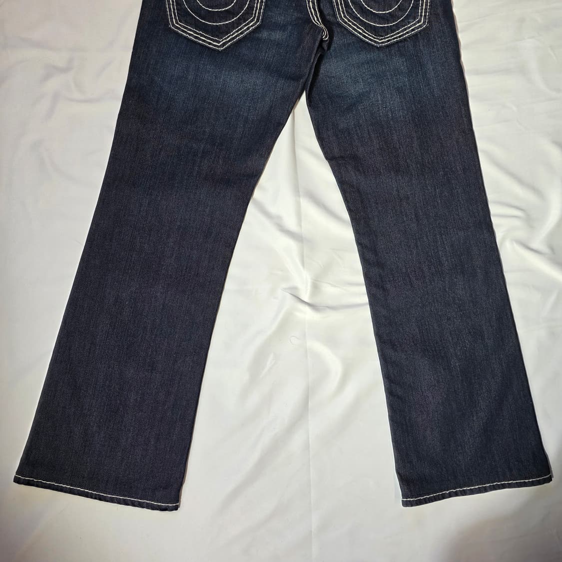 [31]트루릴리전 Y2K USA 화이트 스티치 부츠컷 데님팬츠 상품이미지8