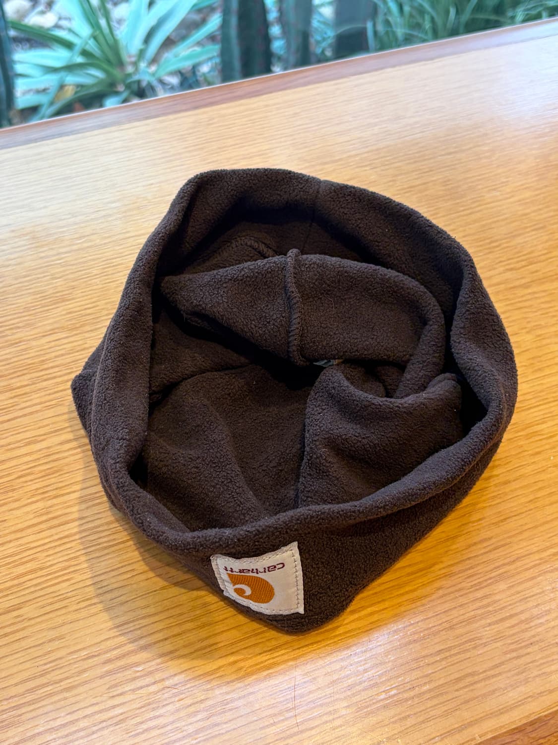 carharrt 칼하트 플리스 비니 딥 브라운 컬러 상품이미지3