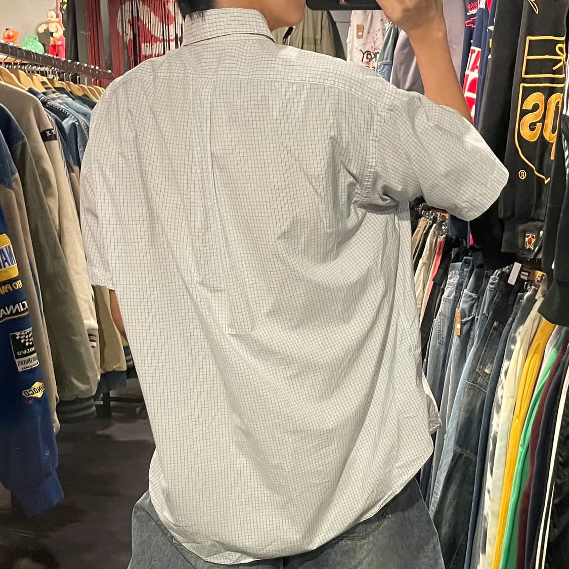 [IM] polo 폴로 체크 화이트 반팔셔츠 상품이미지6