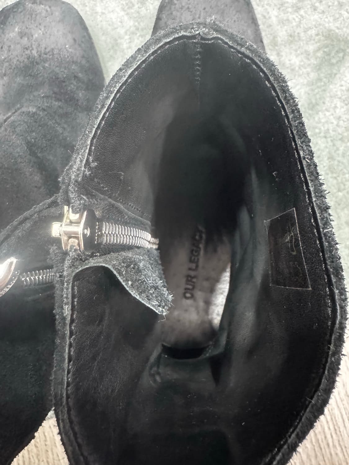 아워레가시 왁스드 스웨이드 부츠 40 상품이미지4