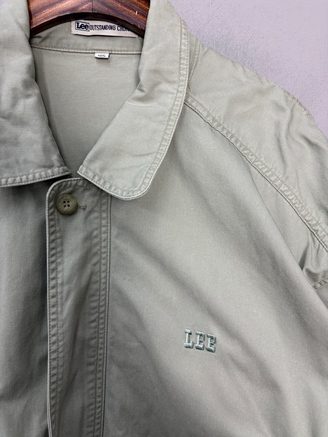 리 포켓 캔버스 블루종자켓 A3608 상품이미지3