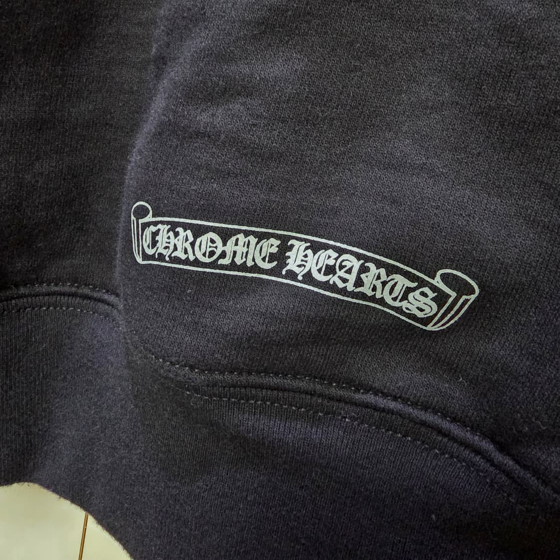 {클로젯}[L][새상품급]크롬하츠 스크롤 더블 로고 헤비웨이트 후드집업 상품이미지5