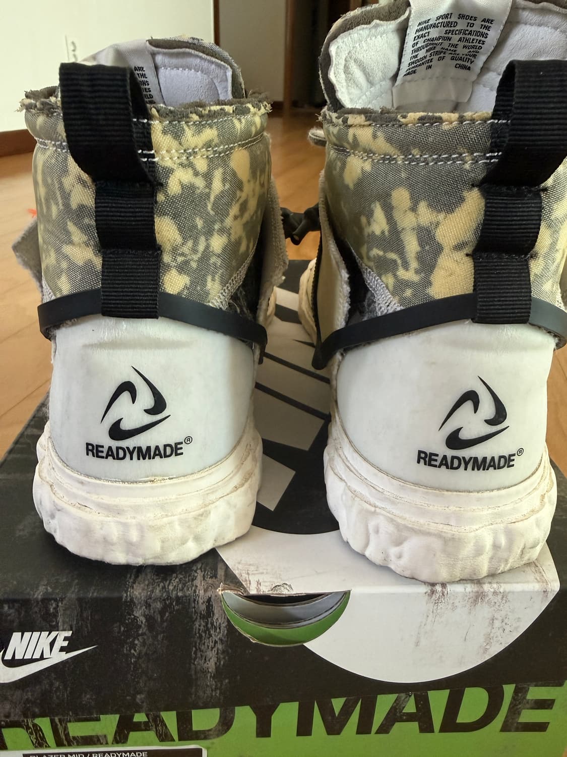 나이키 x 레디메이드 블레이저 미드 화이트 : ) 상품이미지3