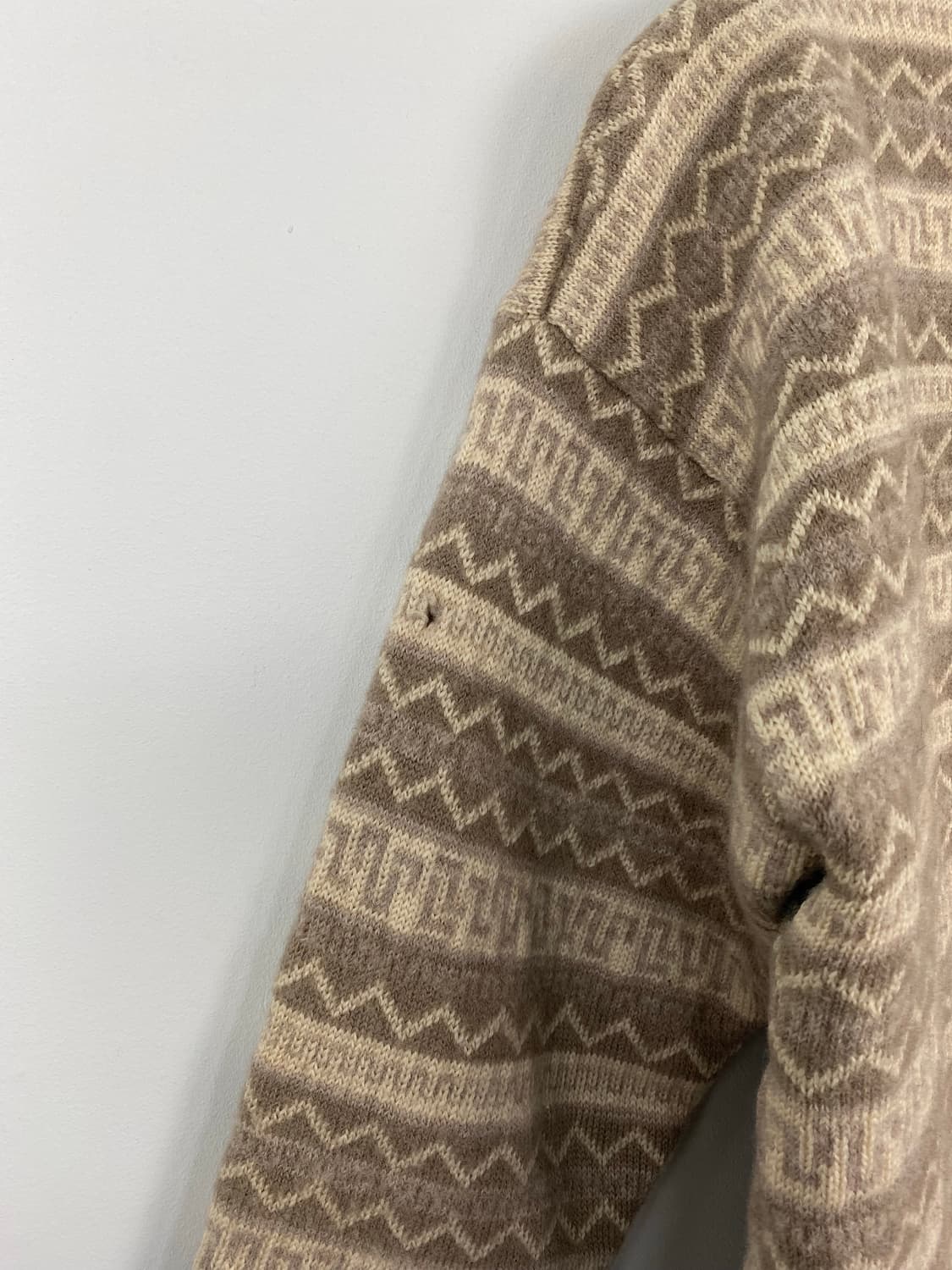 버버리 90s 골프맨 에스닉 울 니트 스웨터 L 상품이미지10