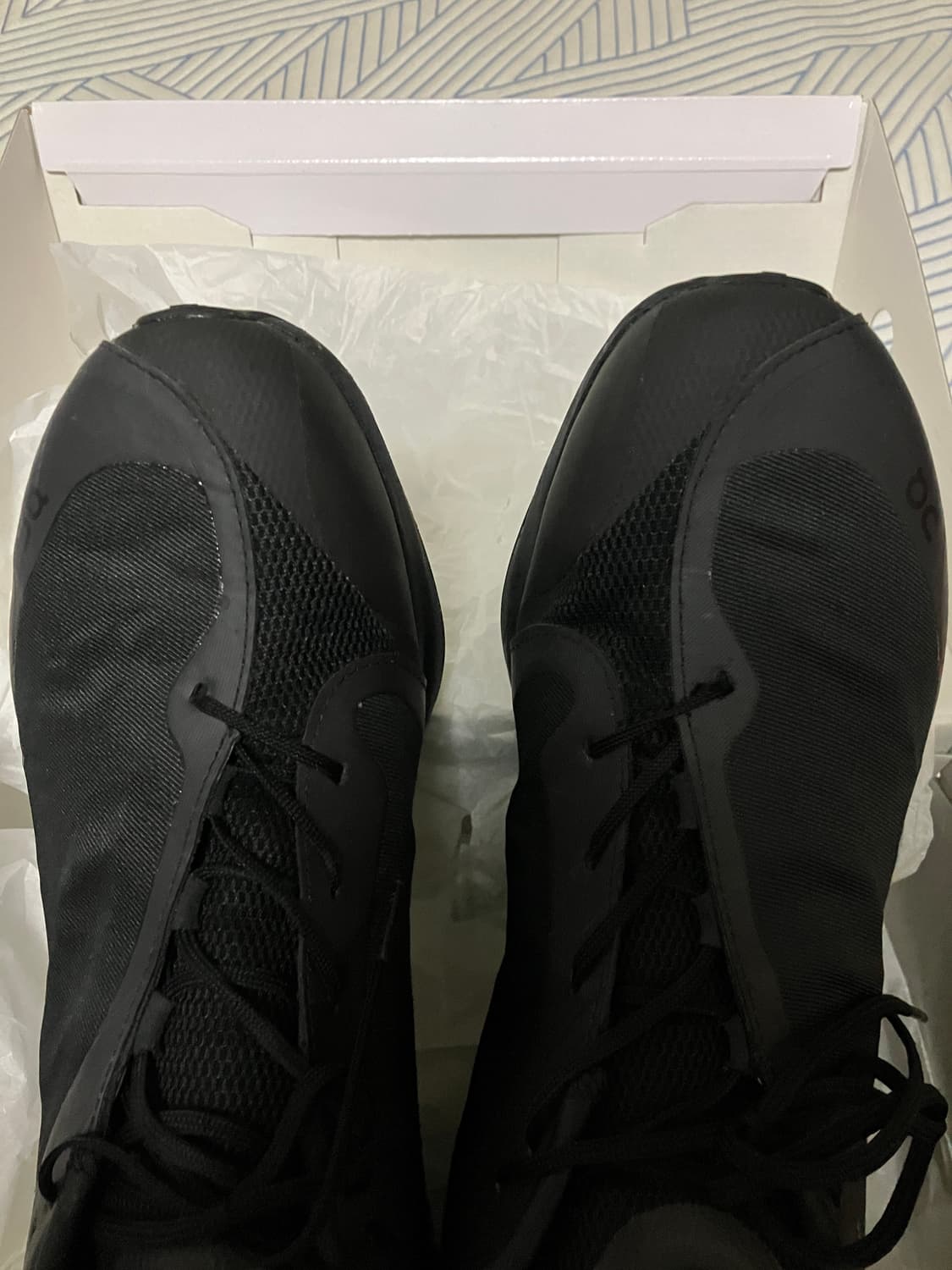 온 러닝 x 포스트 아카이브 팩션 (파프) 클라우드벤쳐 피크 올 블랙 상품이미지8