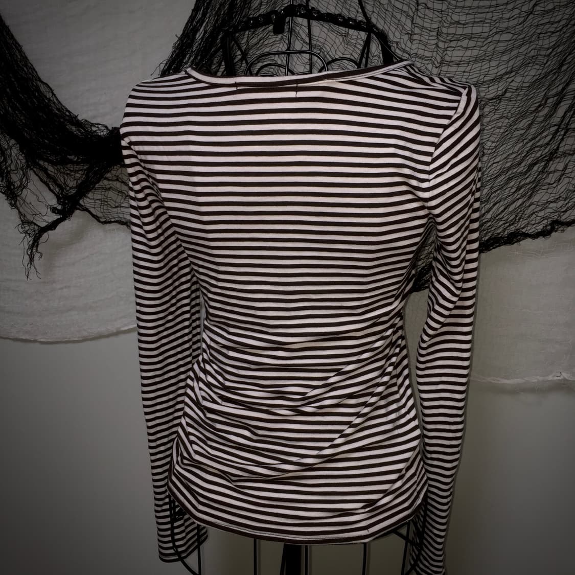 Stripe Cubic Halter Top 상품이미지6