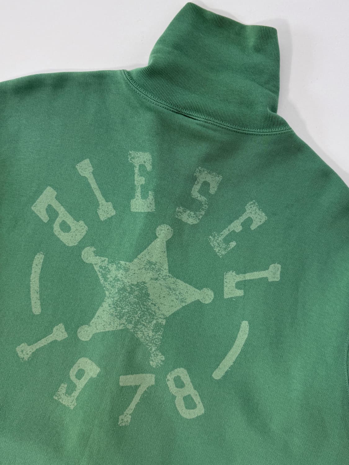 디젤 00‘s 루즈핏 빈티지 그린 스웻 집업 자켓 상품이미지3