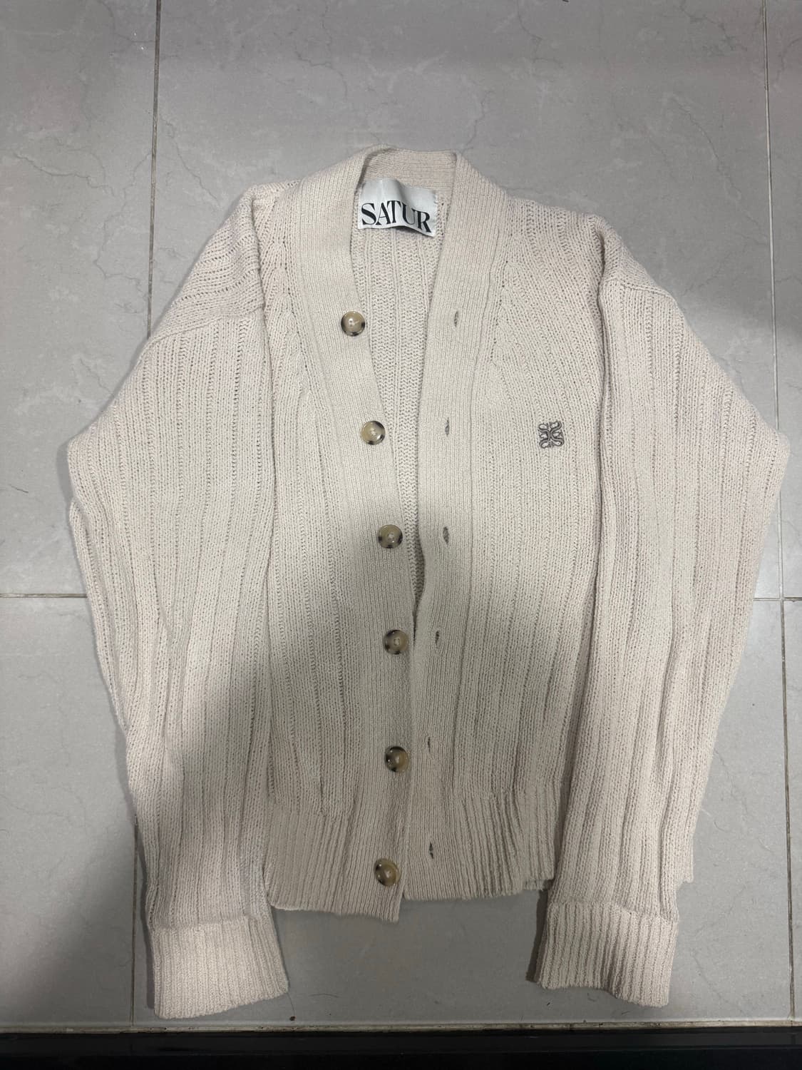 [당일출고,L] 세터 파로 부클 가디건 상품이미지1