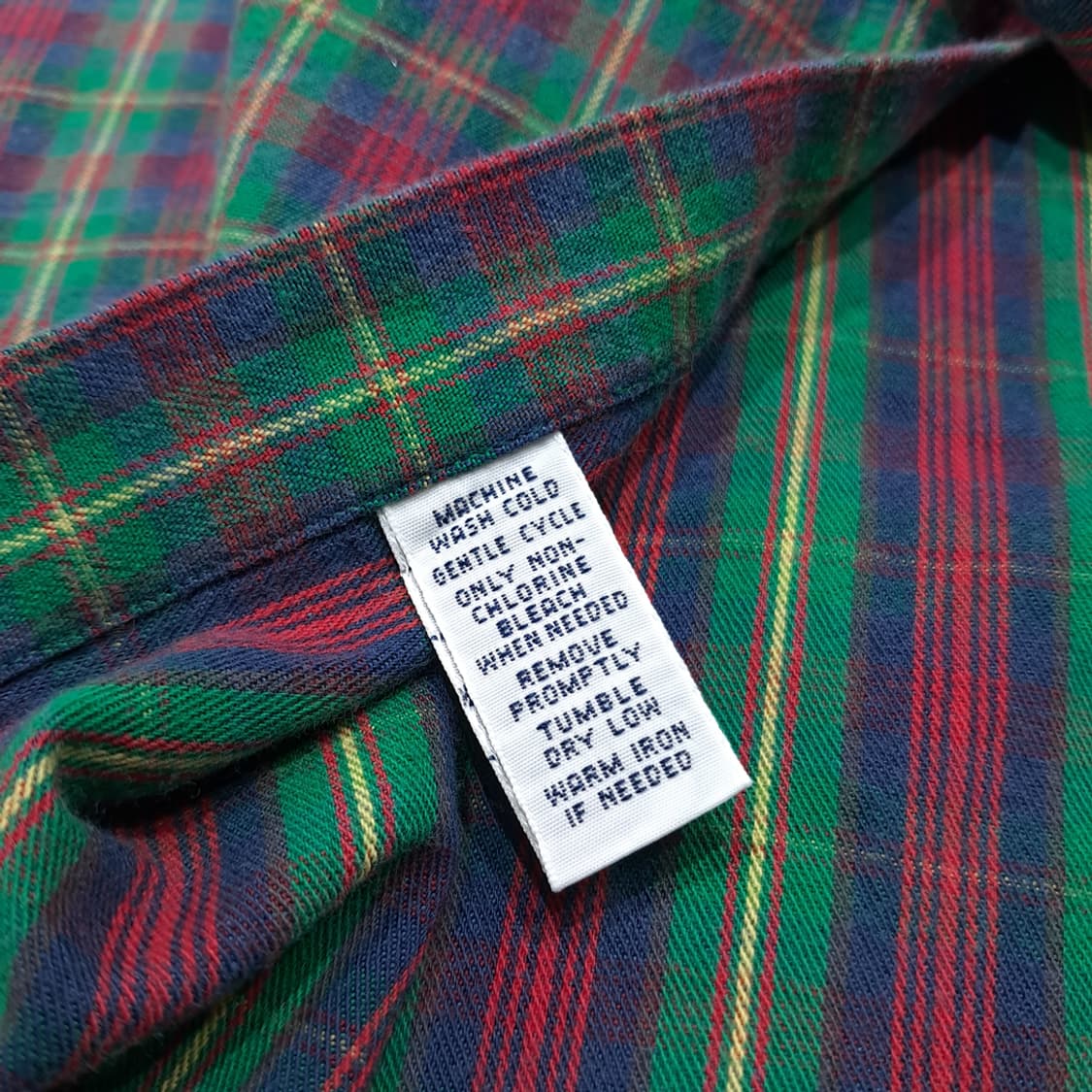 CL764 XL 폴로 00s 크리스마스 타탄체크 버튼다운 셔츠 남방 상품이미지5