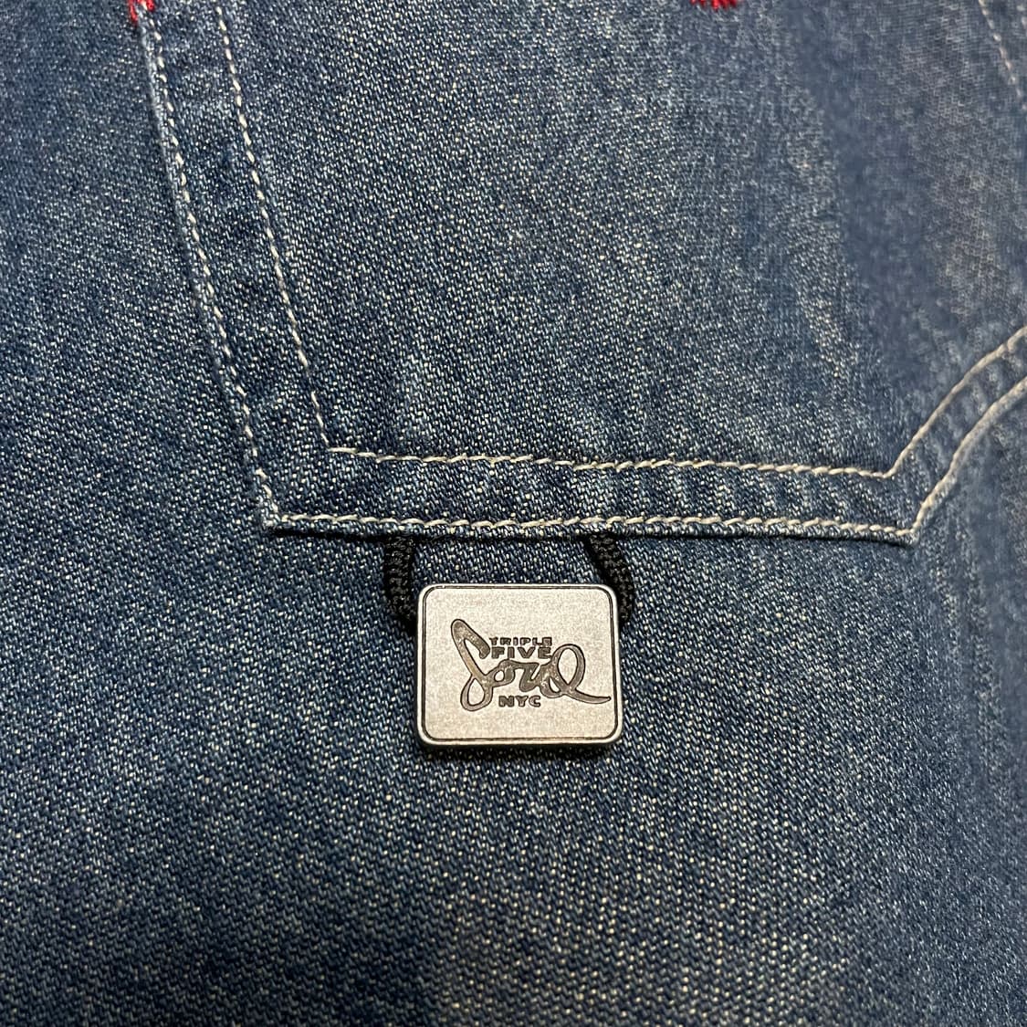 1990s 555SOUL USA 데님 셔츠 상품이미지2