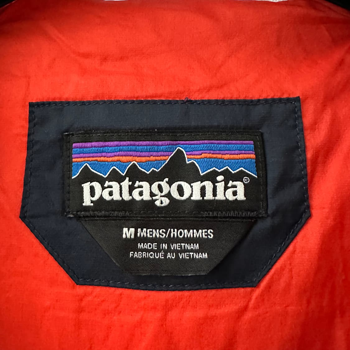 파타고니아 하이퍼 퍼프 후디 패딩 자켓 네이비 오렌지 M 상품이미지9