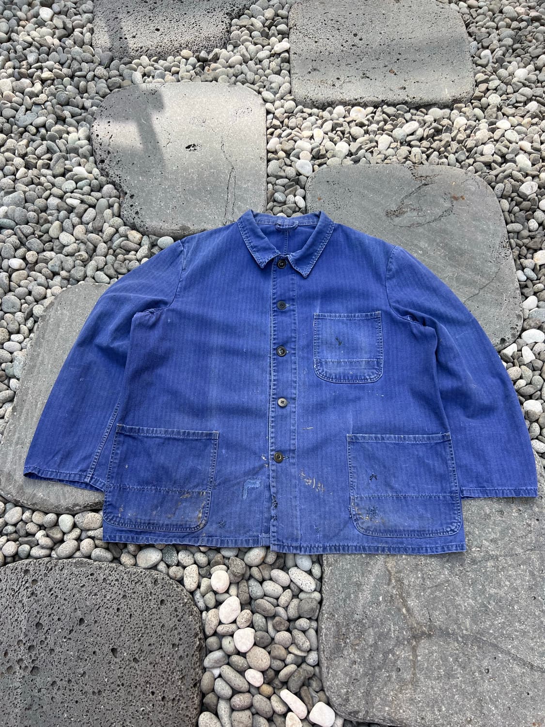 HARD FADED HBT REPAIR WASHING 프렌치워크자켓 상품이미지1