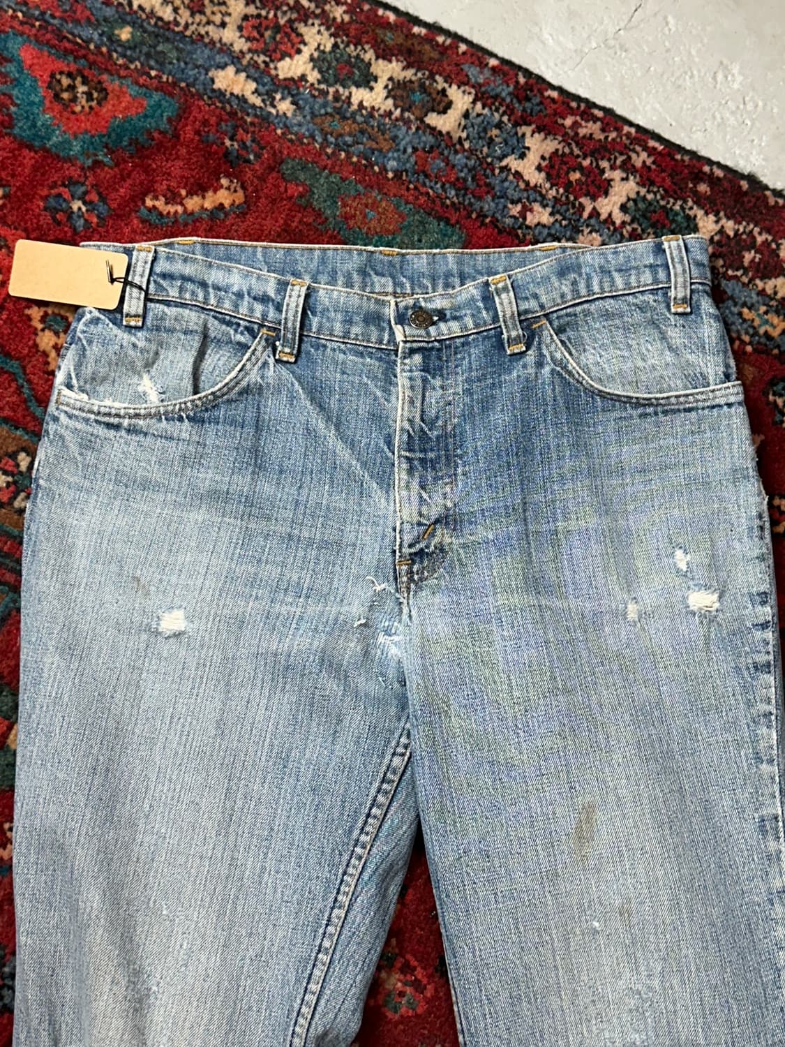 70's USA Made 빈티지 리바이스 684 벨바텀 부츠컷 데님 상품이미지5