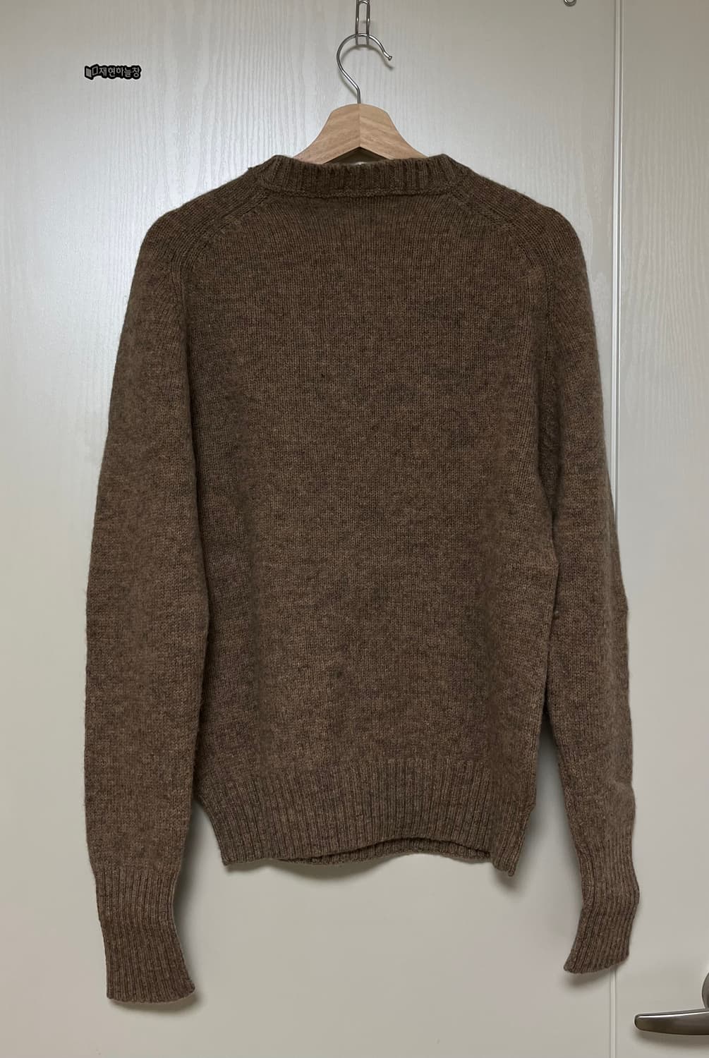 L.L.Bean 스웨터 / 베이지 브라운 & 스틸 블루 / M (95–1 상품이미지4