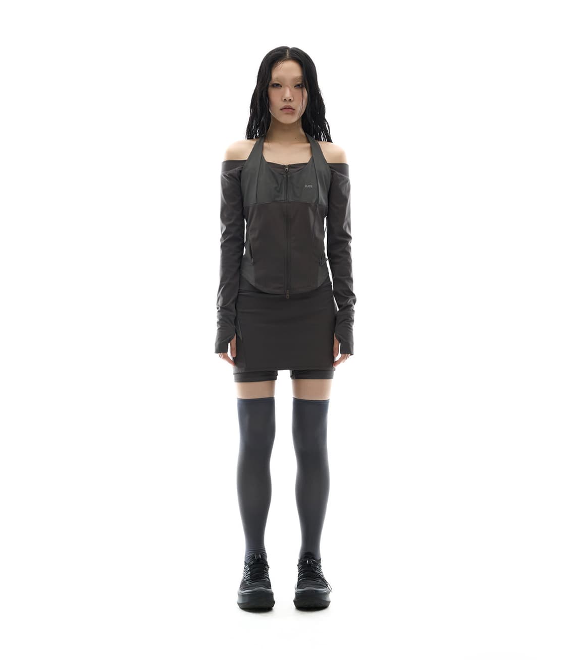 오호스 Off-Shoulder Halter Jacket  오프숄더 자켓 상품이미지2