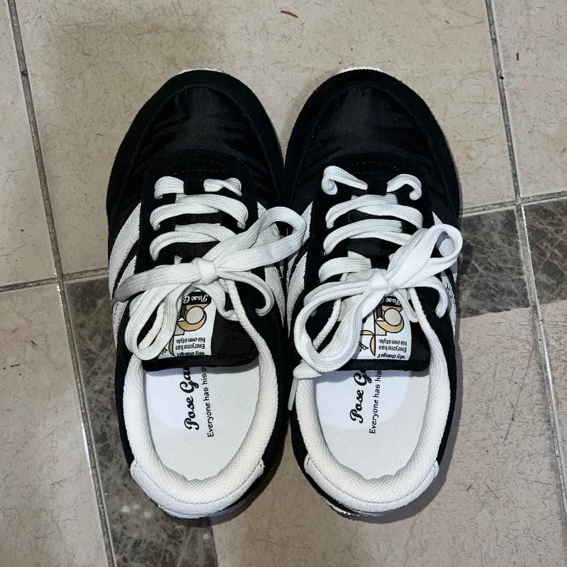 포즈간츠 스니커즈 블랙 운동화 상품이미지1