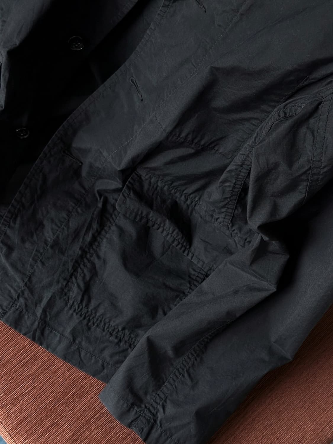 Washed cotton nylon 3B tailored jacket 상품이미지3
