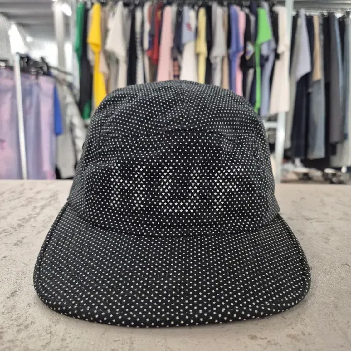 HUF 블랙 스타 패턴 캡 상품이미지2