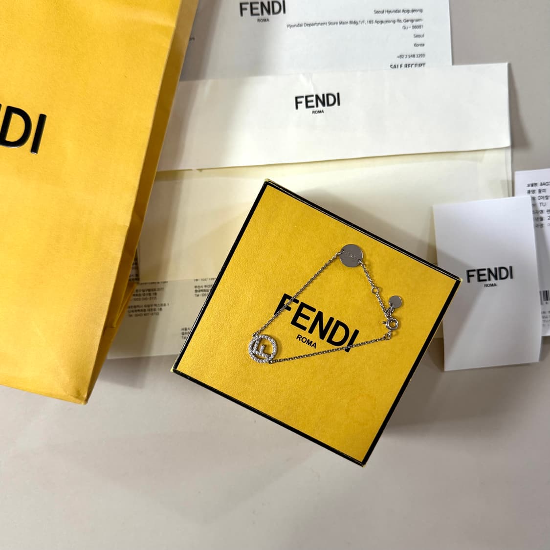 [백화점판/당일출고]펜디 F 이즈 팔찌 상품이미지2