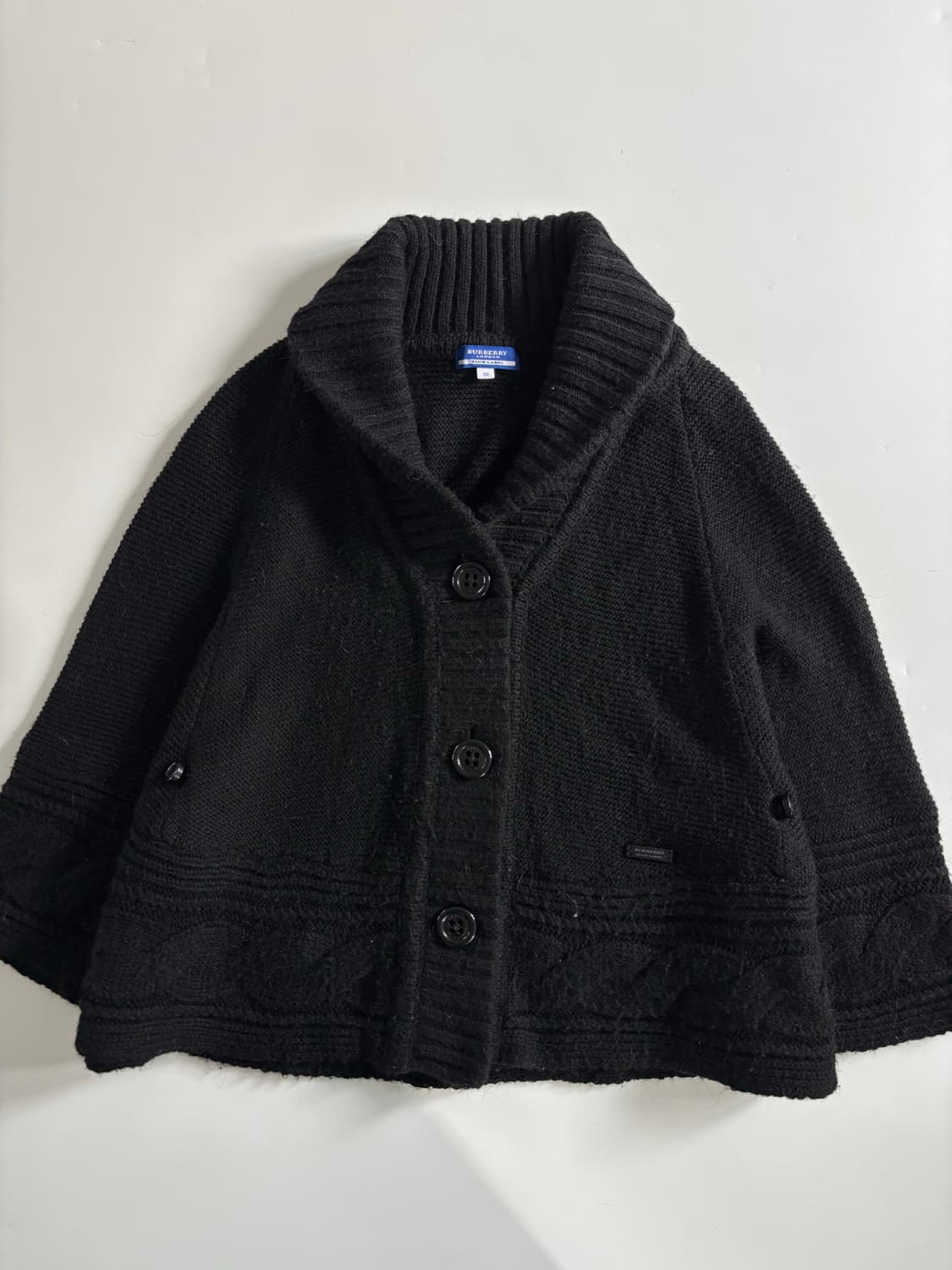 Burberry 버버리 블루라벨 블랙 케이프 상품이미지5